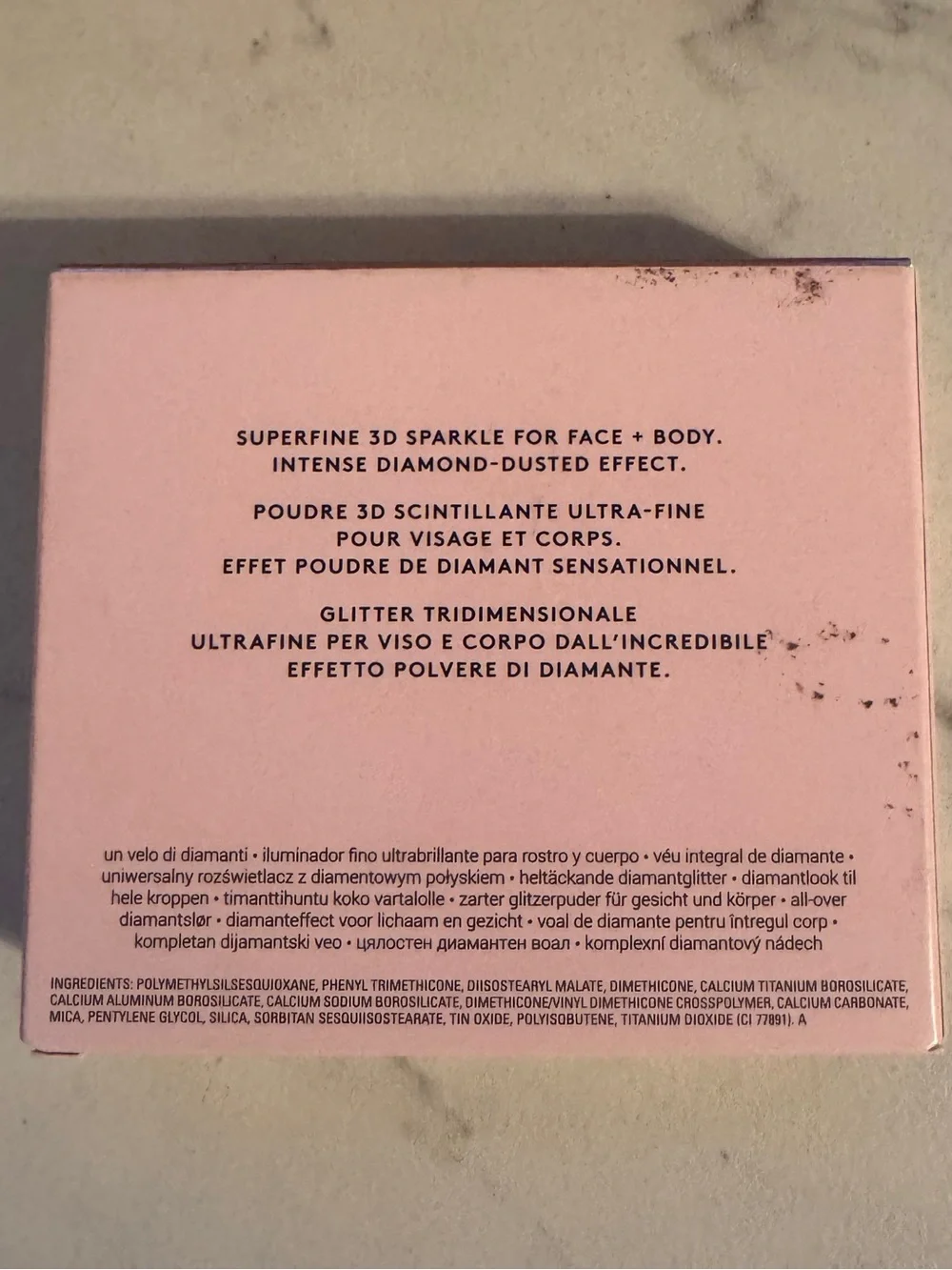 FENTY BEAUTY BY RIHANNA DIAMOND BOMB ALL-OVER DIAMOND VEIL;—PINK ICE